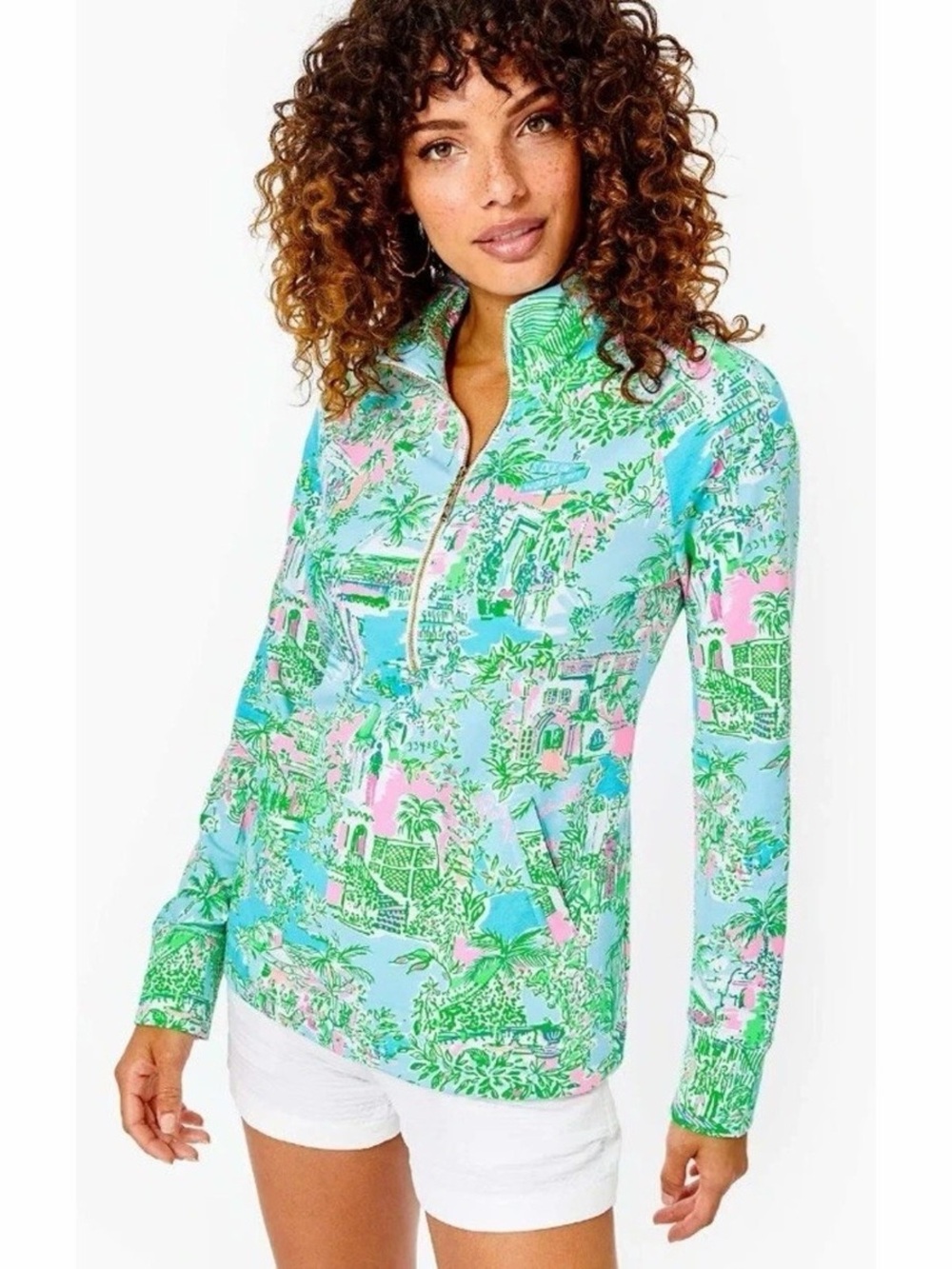 Lilly Pulitzer Palm Beach Quarter Zip